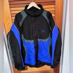 Mossi Racing Snowmobile Jacket, blue and black - size 2XL